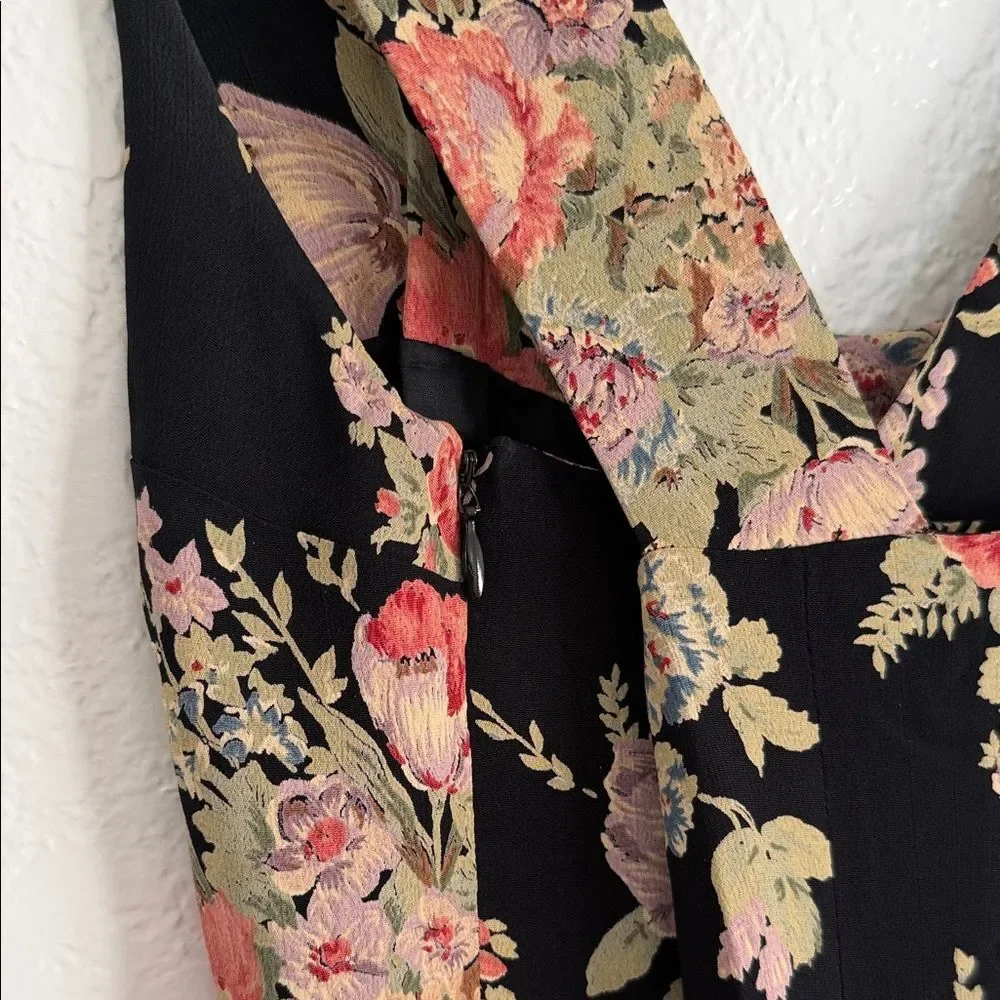 Vintage y2k Nanette Lepore Floral boho cottagecore fairycore tea Maxi Dress - Picture 10 of 14